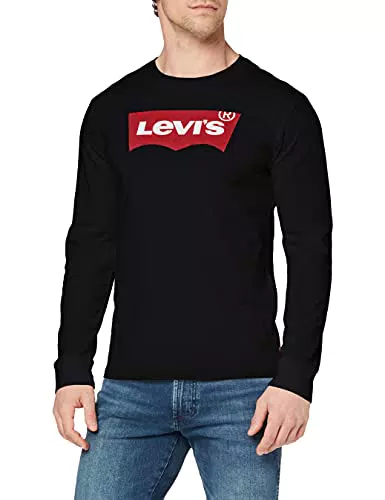 Levi'S Ls Graphic Tee - B, T-Shirt Uomo, Neroedium