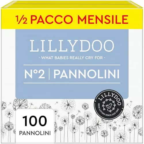 Pannolini LILLYDOO taglia 6 (13 – 18 kg), 136 pannolini