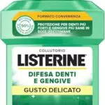 Listerine Colluttorio Denti e Gengive Gusto Delicato Senza Alcool alla Menta