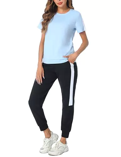Litherday Tuta Donna Elegante per Fitness e Jogging Completa