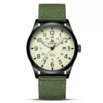 LN LENQIN Orologio Militare da Uomo Analogico al Quarzo Impermeabile con Cinturino in Nylon