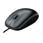 Logitech B100 Mouse USB Cablato, 3 Pulsanti, Rilevamento Ottico