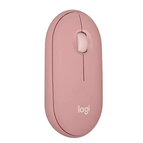 Logitech Pebble M350s Mouse Wireless Bluetooth Portatile e Personalizzabile