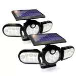 Luci Solari Esterno 120 LED con Sensore di Movimento e Illuminazione 270°