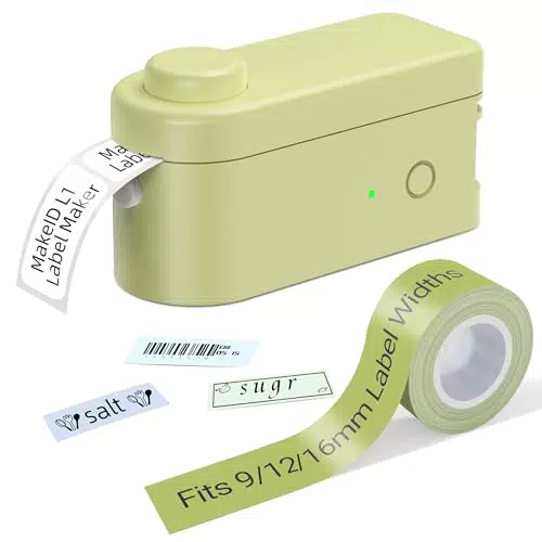 Makeid L1 Mini Etichettatrice Portatile Bluetooth Ricaricabile per iOS e Android