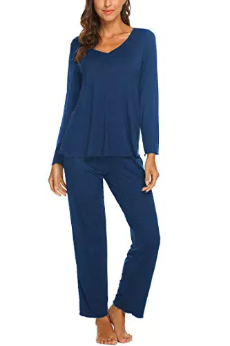 Maxmoda Pigiama Donna Lungo Maniche Lunghe Invernale