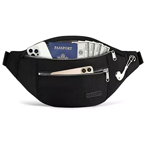 MAXTOP Marsupio Uomo Donna Unisex, Marsupio Impermeabile