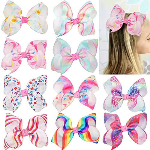 MiDoDo Fermagli per Capelli Bambina con Fiocco - Accessori per Ragazze