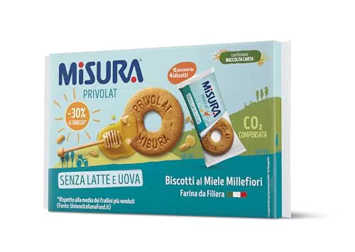 Privolat Biscotti al Miele Senza Latte e Uova