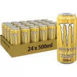 Monster Energy Ultra Gold – Bevanda Energetica Zero Zuccheri al Gusto Ananas