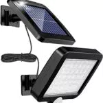MPJ Lampade Solari per Esterni con Sensore di Movimento, IP65, 120° di Illuminazione