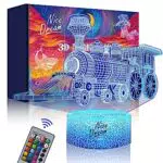 Nice Dream Luce Notturna Treno per Bambini, Lampada 3D LED Dimmerabile