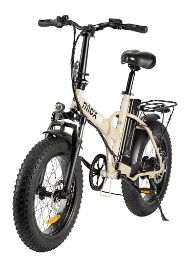 Nilox E-Bike X8 SE Pieghevole, Autonomia Fino a 70 km, 25 Km/h, Batteria Removibile