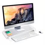 NK Supporto per Monitor Portatile in Alluminio con 4 Porte USB 22W
