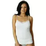 Nottingham Canottiera Donna Spalla Stretta con Inserti in Pizzo VS4311W