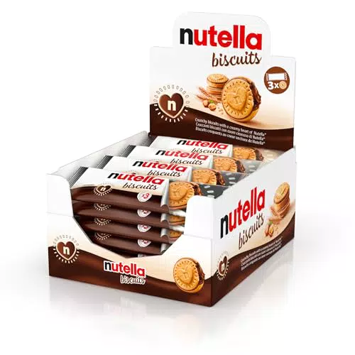 Nutella Biscuits - Croccanti Biscotti con Cremoso Ripieno di Nutella