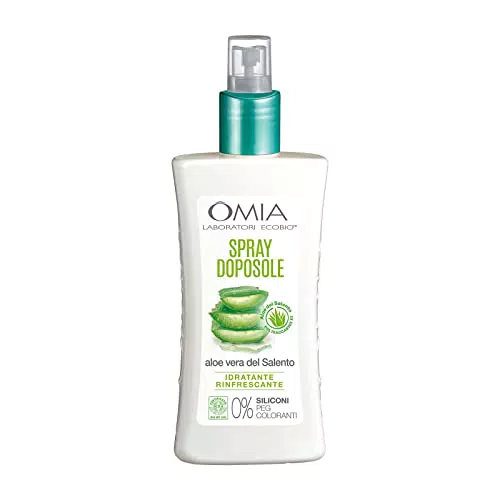 Omia Spray Doposole Aloe Vera Idratante e Rinfrescante con Olio di Argan e Karité