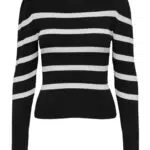 ONLY Pullover Lungo con Maniche a Volant - Modello Puff Knt Noos