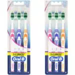 Oral-B Spazzolino Denti Manuale Ergonomico con Setole Medie per Pulizia Efficace