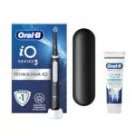 Oral-B Spazzolino Elettrico Ricaricabile iO 3 con Testina di Ricambio e Dentifricio