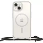 Otterbox Cover React Necklace MagSafe per iPhone 14 - Custodia antishock trasparente