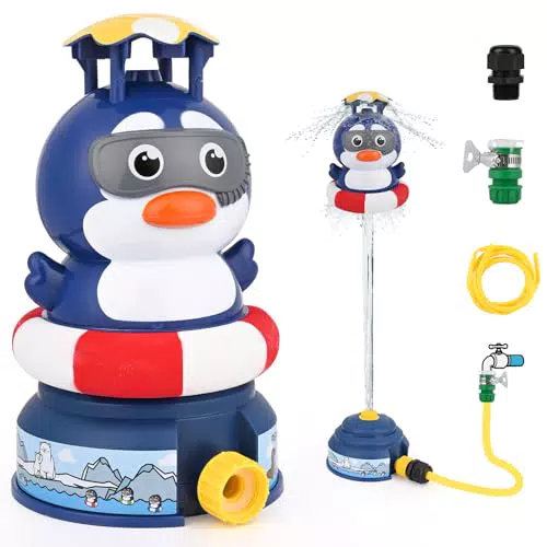 Rocket Sprinkler - Giocattolo Spruzzatore per Bambini per Attività All'Aperto