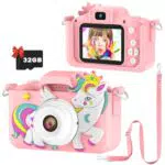 Pancellent Fotocamera Digitale per Bambini, Ricaricabile e Portatile, Regalo 3-10 Anni