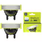 Philips OneBlade QP420/60 - Lame di ricambio e pettine regolabile 5in1