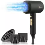 Slopehill Phon Ionico Professionale con Motore AC 1800W e 3 Impostazioni di Temperatura