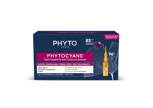 Phyto Trattamento Anticaduta Fiale per Capelli Femminili - Phytocyane