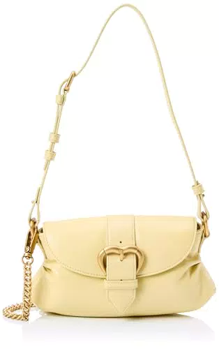 Pinko Jolene Shoulder Mini Borsa Donna in Vitello con Cristalli