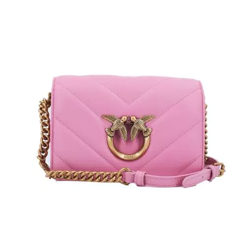 Pinko Love Click Mini Sheep Nappa Big Chevron - Borsa Donna