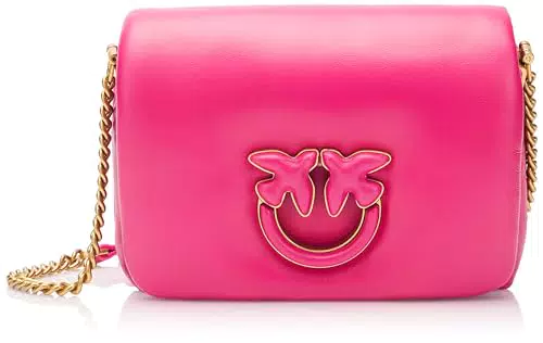 Pinko Love Click Puff Baby Sheep Nappa Leather Buckle