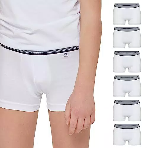 Pompea Boxer Bambino in Cotone con Elastico Rigato