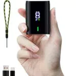 Power Bank 10000mAh con Display LED e USB C - Caricatore Portatile Compatibile