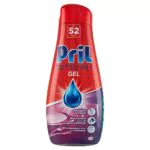 Pril Gel All In One Detersivo Lavastoviglie Multi-Azione per Sporco Difficile