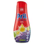 Pril Gel All in One Detersivo Lavastoviglie Multi-Azione Limone e Lime