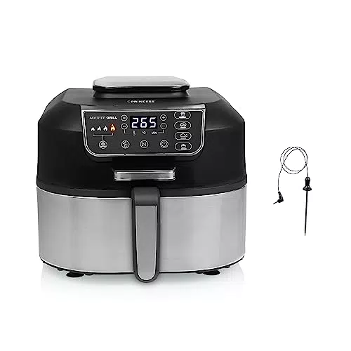 Princess Airfryer - Friggitrice ad aria con ricettario e sensore di temperatura