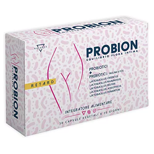 Probion Probiotici Donna - Equilibrio Flora Intima con Lactobacillus e Prebiotici