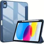 ProCase Custodia per iPad 10 Generazione 2022 con Portapenna e Funzione Sleep/Wake