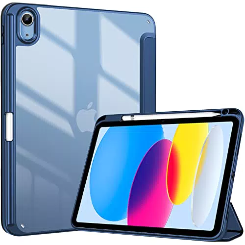 ProCase Custodia per iPad 10 Generazione 2022 con Portapenna e Funzione Sleep/Wake