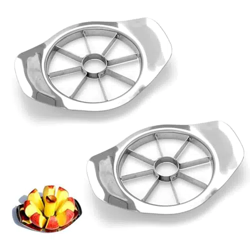 PSOWQ Affettatrice per Mele in Acciaio Inox 3 in 1 con 8 Lame per Cucina