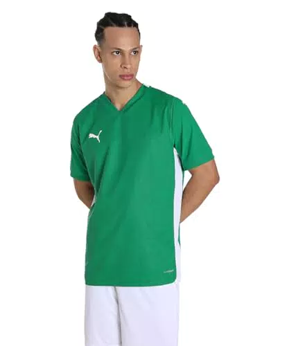 PUMA Maglia Teamcup Uomo - T-shirt Sportiva per Allenamento e Tempo Libero