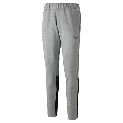 PUMA Pantaloni Casual Teamcup, Maglia Uomo, Grigio Erica