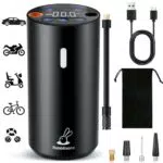 RabbitXoco Compressore Aria Portatile 150 PSI Gonfiatore Elettrico con LED