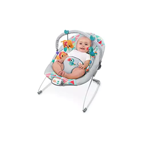 Right Starts Seggiolino Vibrante Rilassante per Neonati con Musica e Giocattoli