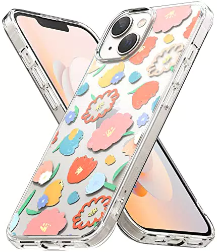 Ringke Fusion Design Custodia Trasparente Floreale per iPhone 14 Plus
