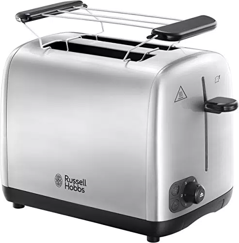 Russell Hobbs Tostapane Adventure 24080-56 con Scomparti Extra Larghi e 6 Livelli di Doratura