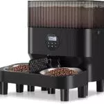 Sailvono Distributore Automatico Cibo per Gatti Programmabile con Registrazione