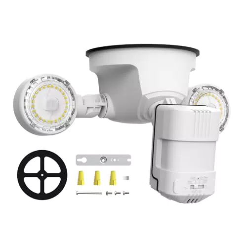 SANSI Faretto Led da Esterno 15W con Sensore di Movimento IP65 per Giardino e Garage